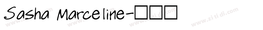 Sasha Marceline字体转换